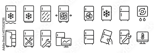 Refrigeration Equipment Icons