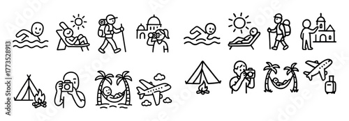 Summer Vacation Icons