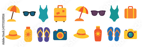 Summer Vacation Icons