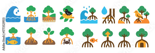 Mangrove Process Icons