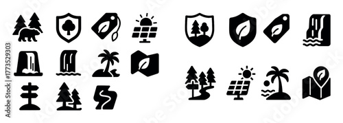 Eco Tourism Icons