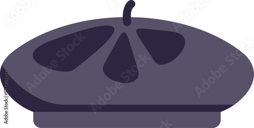 Classic french beret, adding a touch of parisian chic to any outfit