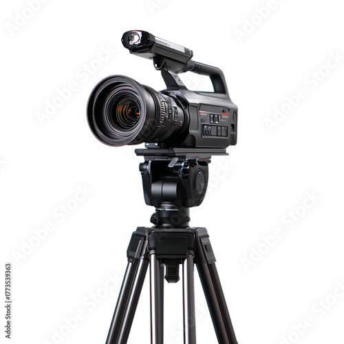 High definition camcorder ready for filming.
