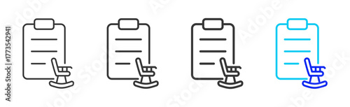 Financial Preparation icon set collection in creative outline style for business featuring smooth line variation suitable for financial freedom strategy and digital growth