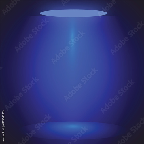 Glass Blue Lighting Background