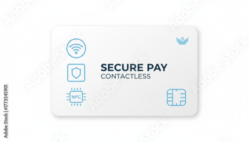 Secure contactless payment card for modern banking solutions, offering convenience and data protection for seamless transactions in today's digital world
