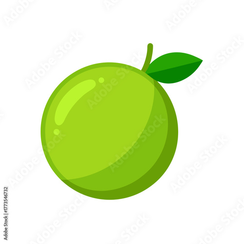 green apple vector illustration