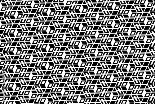 Abstract decorative monochrome geometric background