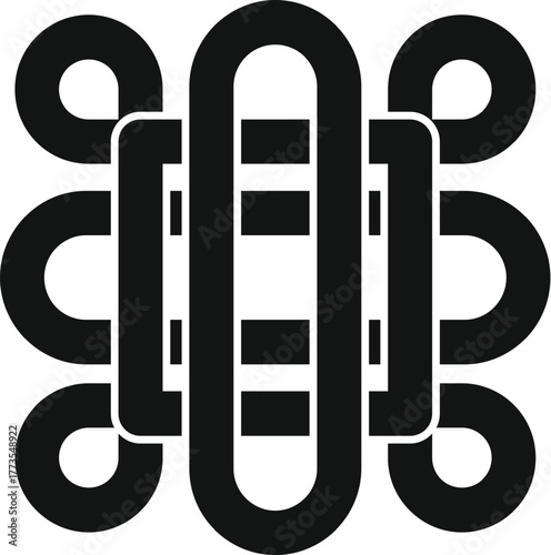 Inflatable raft designed for water activities, featuring multiple handles for safety and group fun at water parks or beach outings