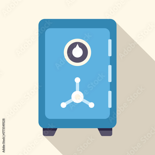 Secure steel safe deposit box ensuring financial security and protecting precious belongings