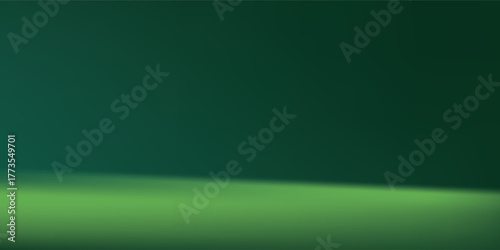 Abstract blurred gradient mesh background in green.