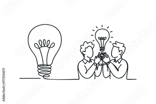 Team collaboration leads to bright new idea