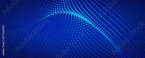 Premium background design with blue dot pattern (texture) in luxurious colors. Abstract horizontal vector template for business banners, formal backgrounds,eps10