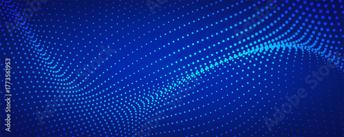 Premium background design with blue dot pattern (texture) in luxurious colors. Abstract horizontal vector template for business banners, formal backgrounds,eps10