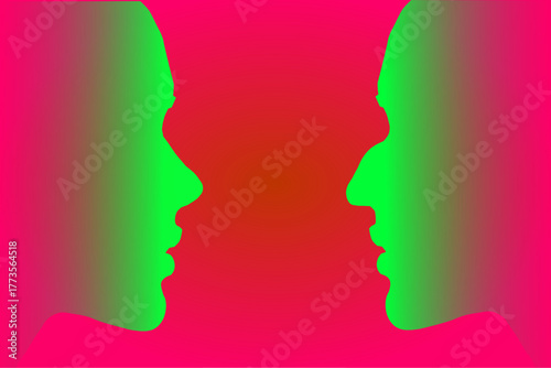 Rhinoplasty Operation Design – detailed illustration for aesthetic medicine and clinic promotion