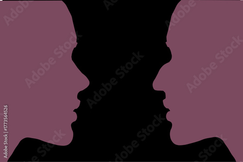 Rhinoplasty Operation Design – detailed illustration for aesthetic medicine and clinic promotion