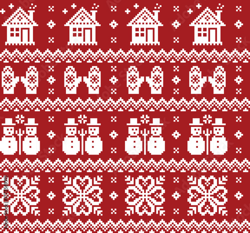 christmas seamless pattern