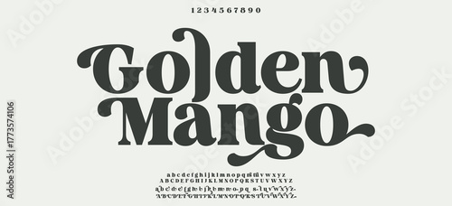 Typography beauty fashion elegant minimalist serif italic fonts decorative wedding vintage retro logos. Minimal luxury font alphabet logo. Vector illustration