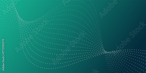 Top Quality Digital technology Background speed connect blue green vector, cyber nano information.