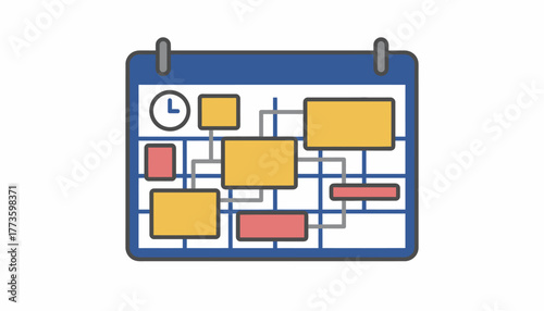 A calendar filled with deadlines and todo lists highlighting the importance of time management in freelance careers.