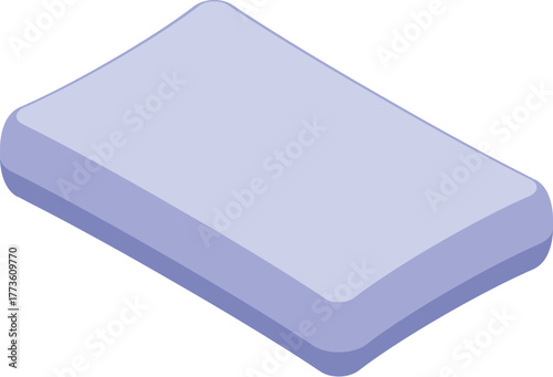 Soft orthopedic pillow promoting proper spinal alignment during sleep for restful nights