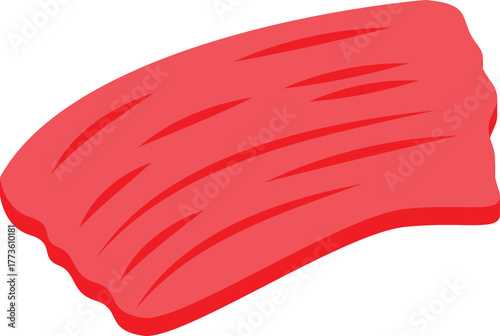 Raw meat fillet symbolizing protein rich food promoting muscle growth and overall wellness