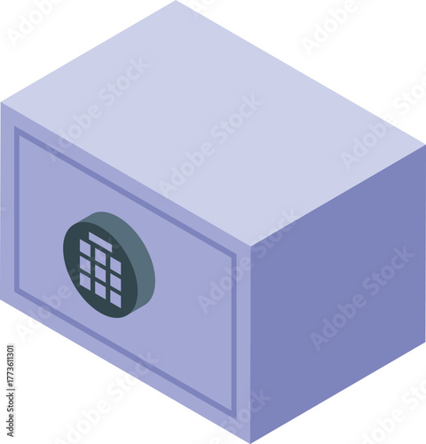 Secure metal box protecting important documents and valuables