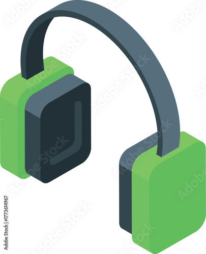 Ear protection muffs reducing noise levels for better hearing protection in noisy environments