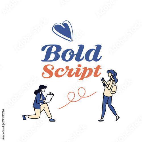 Strong Mind, Soft Heart – Modern Minimal Quote Design (Black & Blue)