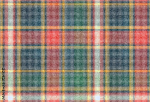 Mosaic art graphic vector pattern