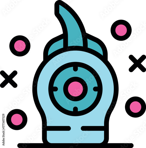 Advanced targeting system locking onto multiple targets, preparing for a precision strike