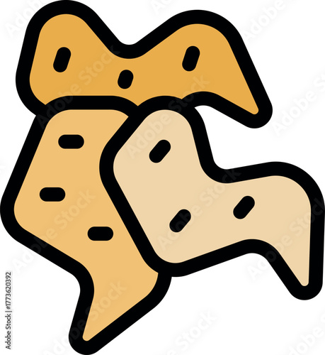 Ginger root slices ready for cooking or preparing a natural remedy