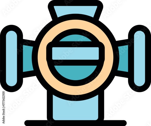 Control valve regulating water flow in a supply system, ensuring efficient distribution and pressure management