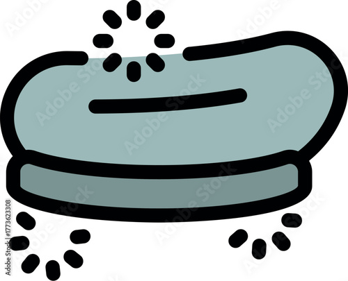 Robot vacuum cleaner sanitizing and cleaning a floor using ultraviolet light