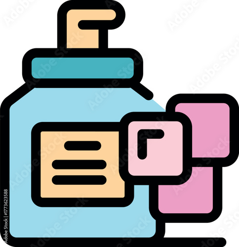 Skincare routine involving applying toner with cotton pads using a dispenser bottle