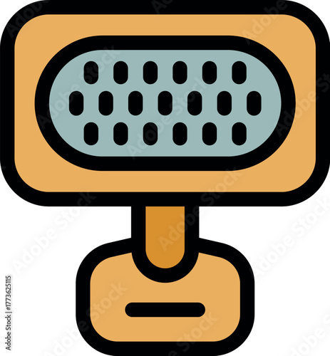 Grow lamp providing artificial light for indoor plants, promoting photosynthesis and healthy growth