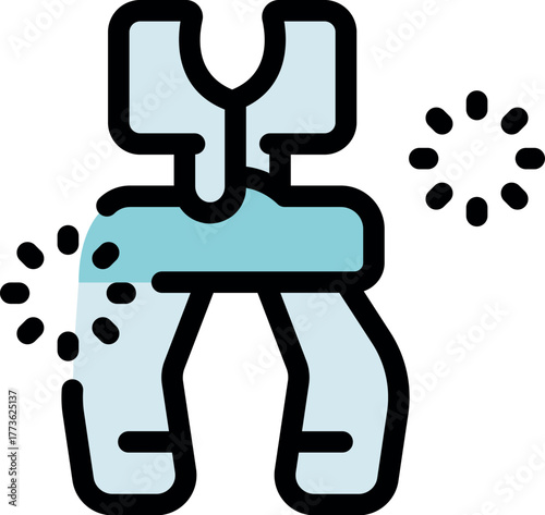 Futuristic exoskeleton providing support during ambulation, alleviating knee stress and enhancing mobility