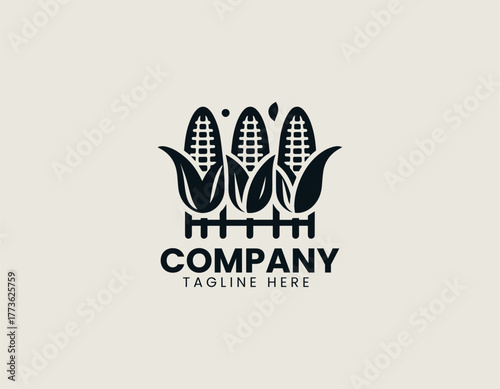 Delicious Grilled Yellow Corn Cobs Perfectly Prepared on a Barbecue Grate with Fresh Green Garnish Vector Illustration