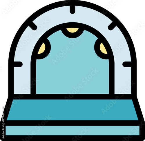 Underground mining tunnel entrance illuminating a platform, symbolizing resource extraction and industrial operations