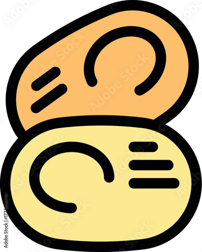 Modern wireless earbuds connecting, providing portable audio experience for enjoying music on the go