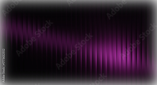Abstract dark background with vertical lines and a diagonal purple light gradient.
