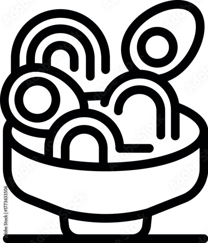 Steaming bowl of ramen noodles with sliced egg and vegetables, representing a popular asian cuisine dish