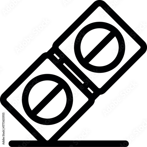 Two contraceptive pills lying on a surface, representing birth control, reproductive health, and responsible family planning