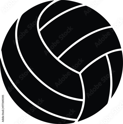 Volleyball sport silhouette graphic illustration
