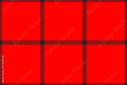 No people check seamless vector, modern tartan pattern fabric. Womens fashion textile background plaid texture in dark and red colors.