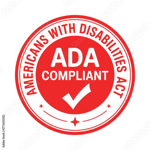 Americans with disabilities act compliant seal