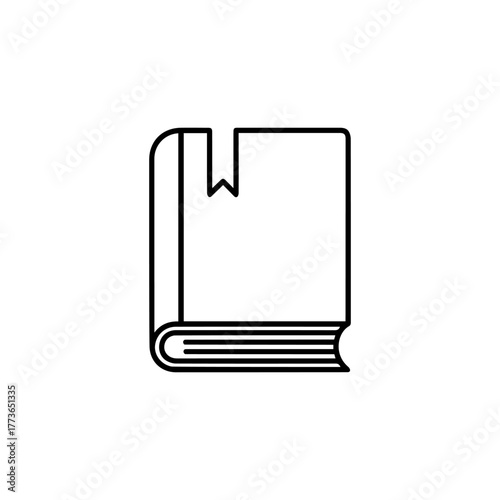 Book icon representing knowledge, learning, and education