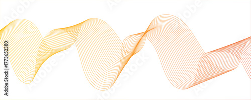 Multicolor gradient wave lines vector background, twisted curve lines and blend effect, frequency sound wave lines. abstract curve wave lines. wave stripe background. vector....