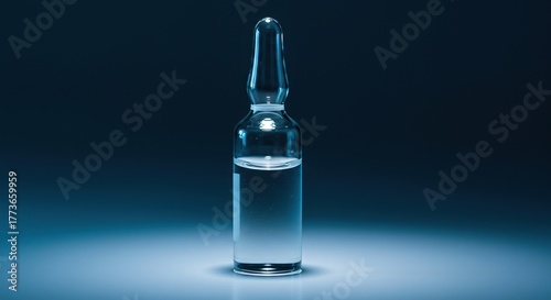 Clear liquid in a glass vial, a vital component for medical procedures, inducing temporary insensibility and comfort during surgical interventions ,intravenous ,glass ,professional
