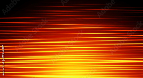 Obraz na płótnie Orange horizontal light stripes gradient background